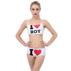 I Love Roy Layered Top Bikini Set by ilovewhateva