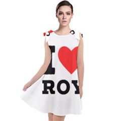 I Love Roy Tie Up Tunic Dress by ilovewhateva