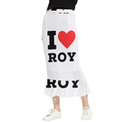 I Love Roy Maxi Fishtail Chiffon Skirt by ilovewhateva