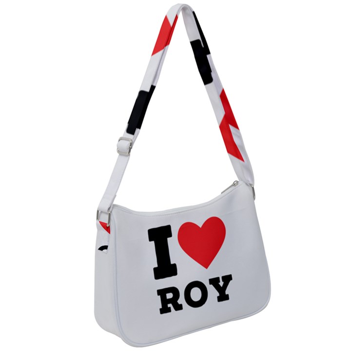 I love roy Zip Up Shoulder Bag