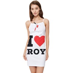 I Love Roy Summer Tie Front Dress by ilovewhateva