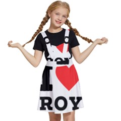 I Love Roy Kids  Apron Dress by ilovewhateva