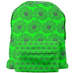 Gerbera Daisy Vector Tile Pattern Giant Full Print Backpack by GardenOfOphir