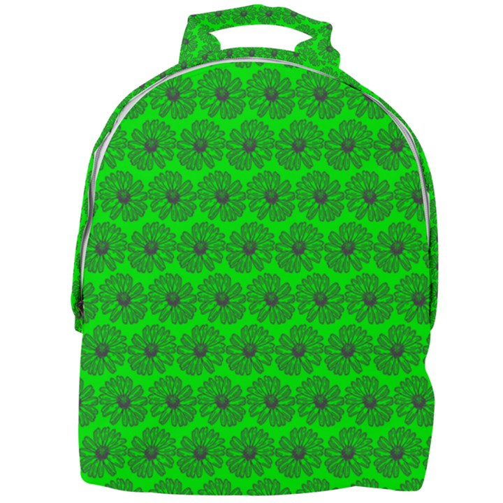 Gerbera Daisy Vector Tile Pattern Mini Full Print Backpack