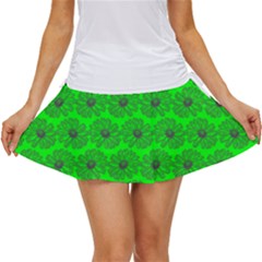 Gerbera Daisy Vector Tile Pattern Women s Skort