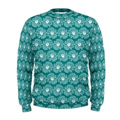 Gerbera Daisy Vector Tile Pattern Men s Sweatshirt