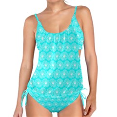 Gerbera Daisy Vector Tile Pattern Tankini Set