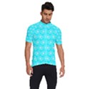 Gerbera Daisy Vector Tile Pattern Men s Short Sleeve Cycling Jersey View3