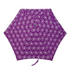 Gerbera Daisy Vector Tile Pattern Mini Folding Umbrellas by GardenOfOphir