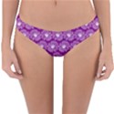 Gerbera Daisy Vector Tile Pattern Reversible Hipster Bikini Bottoms View1