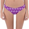 Gerbera Daisy Vector Tile Pattern Reversible Hipster Bikini Bottoms View3