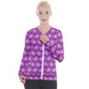 Gerbera Daisy Vector Tile Pattern Casual Zip Up Jacket View1