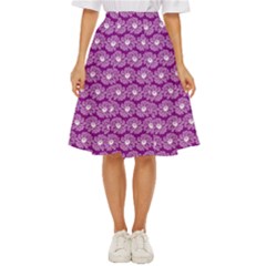 Gerbera Daisy Vector Tile Pattern Classic Short Skirt by GardenOfOphir