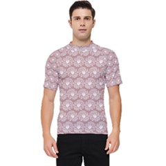 Gerbera Daisy Vector Tile Pattern Men s Short Sleeve Rash Guard by GardenOfOphir