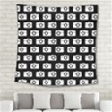 Modern Chic Vector Camera Illustration Pattern Square Tapestry (Large) View2