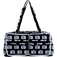 Modern Chic Vector Camera Illustration Pattern Multi Function Bag by GardenOfOphir