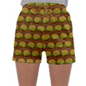 Burger Snadwich Food Tile Pattern Sleepwear Shorts View1