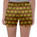 Burger Snadwich Food Tile Pattern Sleepwear Shorts View2