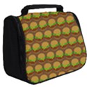 Burger Snadwich Food Tile Pattern Full Print Travel Pouch (Big) View2