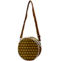 Burger Snadwich Food Tile Pattern Crossbody Circle Bag View1