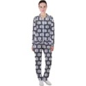 Modern Chic Vector Camera Illustration Pattern Casual Jacket and Pants Set View1