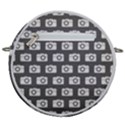 Modern Chic Vector Camera Illustration Pattern Crossbody Circle Bag View2