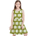 Modern Chic Vector Camera Illustration Pattern Kids  Skater Dress View1