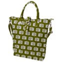 Modern Chic Vector Camera Illustration Pattern Buckle Top Tote Bag View1