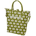 Modern Chic Vector Camera Illustration Pattern Buckle Top Tote Bag View2