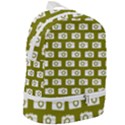 Modern Chic Vector Camera Illustration Pattern Zip Bottom Backpack View2