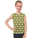 Modern Chic Vector Camera Illustration Pattern Kids  Mesh Tank Top View1