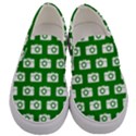 Modern Chic Vector Camera Illustration Pattern Men s Canvas Slip Ons View1