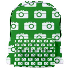 Modern Chic Vector Camera Illustration Pattern Giant Full Print Backpack by GardenOfOphir