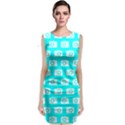 Modern Chic Vector Camera Illustration Pattern Classic Sleeveless Midi Dress View1