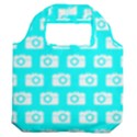 Modern Chic Vector Camera Illustration Pattern Premium Foldable Grocery Recycle Bag View2