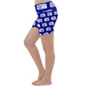 Modern Chic Vector Camera Illustration Pattern Lightweight Velour Yoga Shorts View2