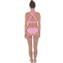 Pink Modern Chic Vector Camera Illustration Pattern Cross Back Hipster Bikini Set View2