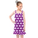 Modern Chic Vector Camera Illustration Pattern Kids  Overall Dress View1