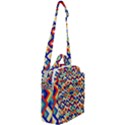 Trendy Chic Modern Chevron Pattern Crossbody Day Bag View2