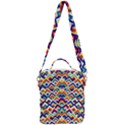 Trendy Chic Modern Chevron Pattern Crossbody Day Bag View3