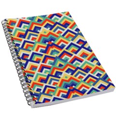 Trendy Chic Modern Chevron Pattern 5 5  X 8 5  Notebook by GardenOfOphir