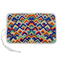 Trendy Chic Modern Chevron Pattern Pen Storage Case (s) by GardenOfOphir