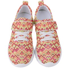 Trendy Chic Modern Chevron Pattern Women s Velcro Strap Shoes by GardenOfOphir