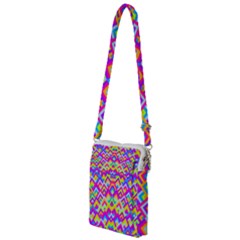 Colorful Trendy Chic Modern Chevron Pattern Multi Function Travel Bag by GardenOfOphir