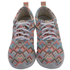 Trendy Chic Modern Chevron Pattern Mens Athletic Shoes by GardenOfOphir