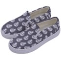 Ladybug Vector Geometric Tile Pattern Kids  Canvas Slip Ons View2