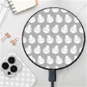 Ladybug Vector Geometric Tile Pattern Wireless Fast Charger(Black) View1