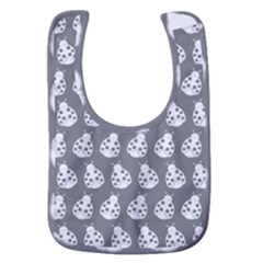 Ladybug Vector Geometric Tile Pattern Baby Bib by GardenOfOphir