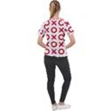 Pattern Xoxo Red White Love Women s Sport Raglan Tee View2