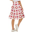 Pattern Xoxo Red White Love Classic Short Skirt View3